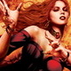 Illustration for article titled My Art Nouveau Vision of George R.R. Martins Fiery Sorceress, Melisandre
